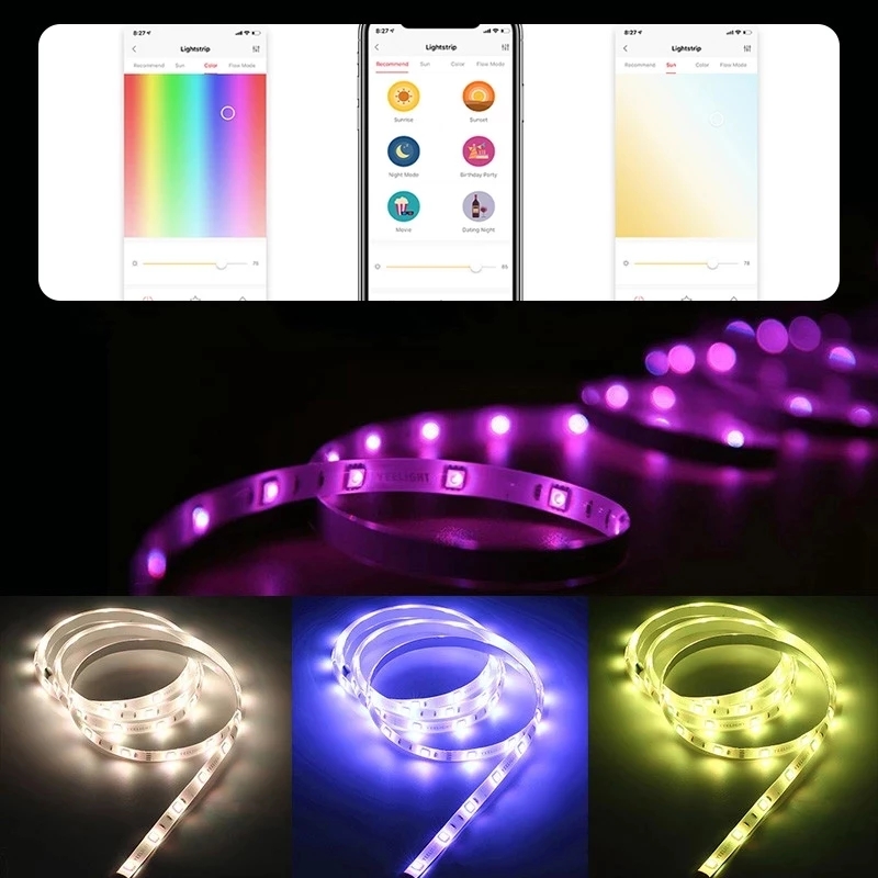 Versão global yeelight led luz - Yeelight Light Lightstrip avaliação e preço